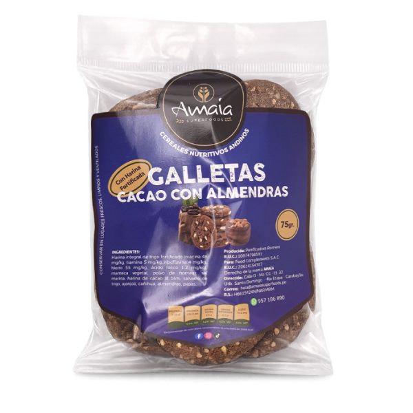Galletas de Cacao con Almendras