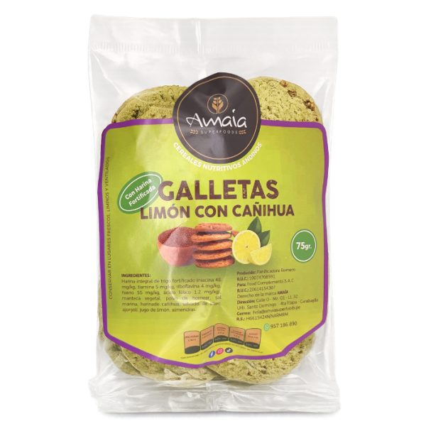 Galletas Limón con Cañihua